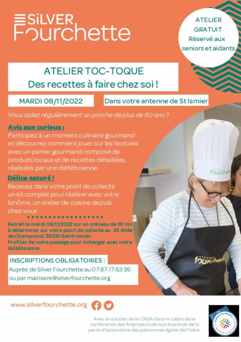 Atelier Toc-Toque – Des recettes à faire chez soi !