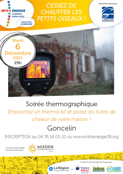 Soirée thermographique à Goncelin – COMPLET