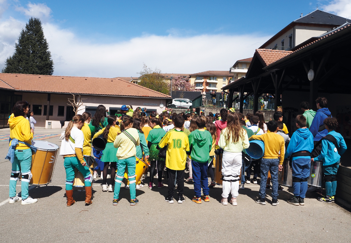 La batucada à Goncelin