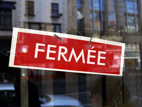 Fermeture des services de la Mairie