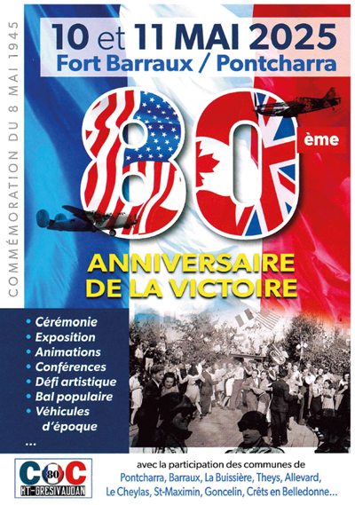 80ème anniversaire du 8 mai 1945 dans le Haut-Grésivaudan