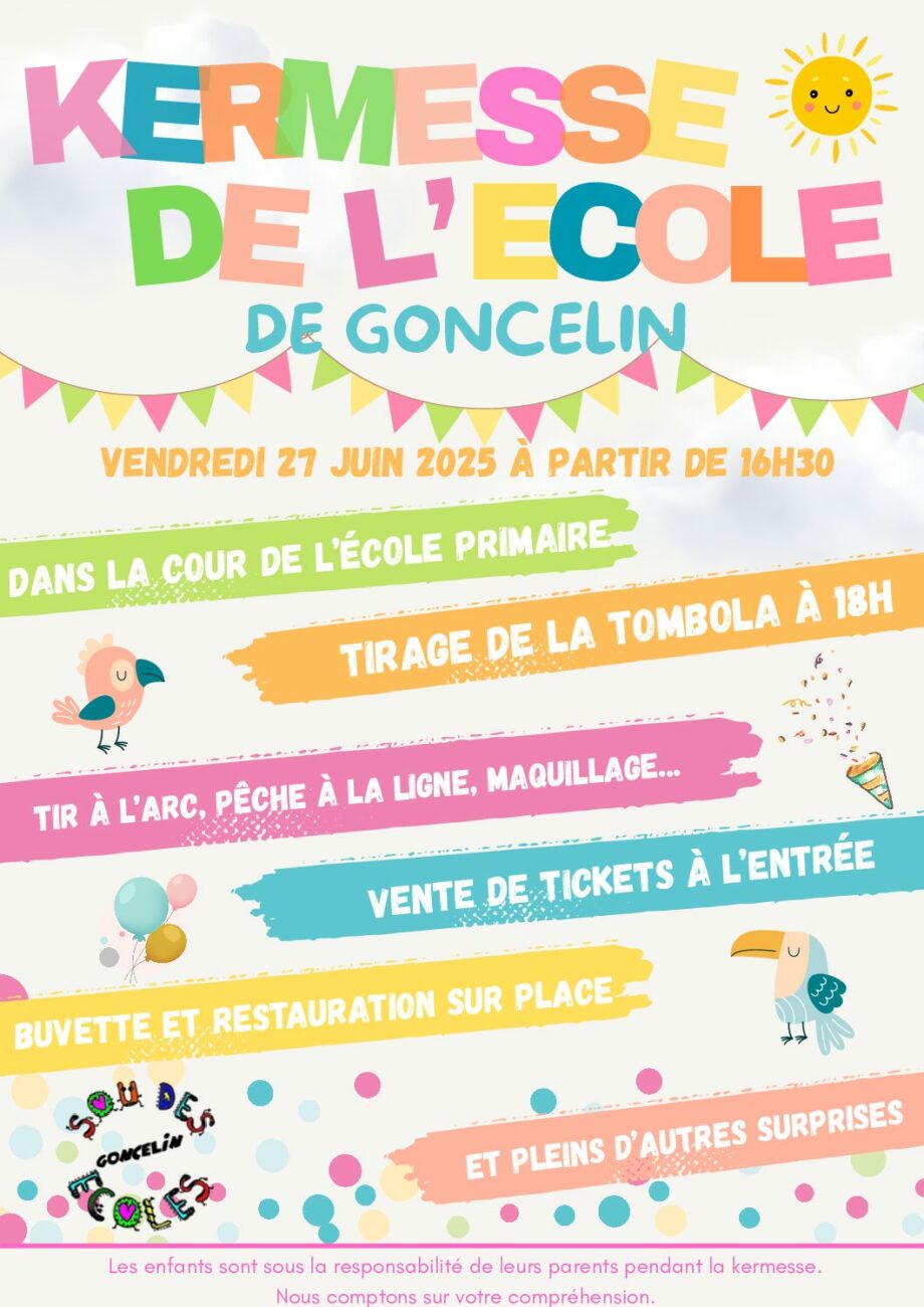 Kermesse de l’École de Goncelin