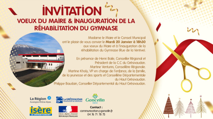 Vœux du Maire et inauguration