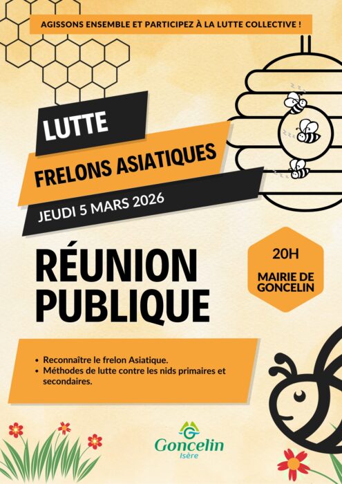 Réunion publique concernant le frelon asiatique