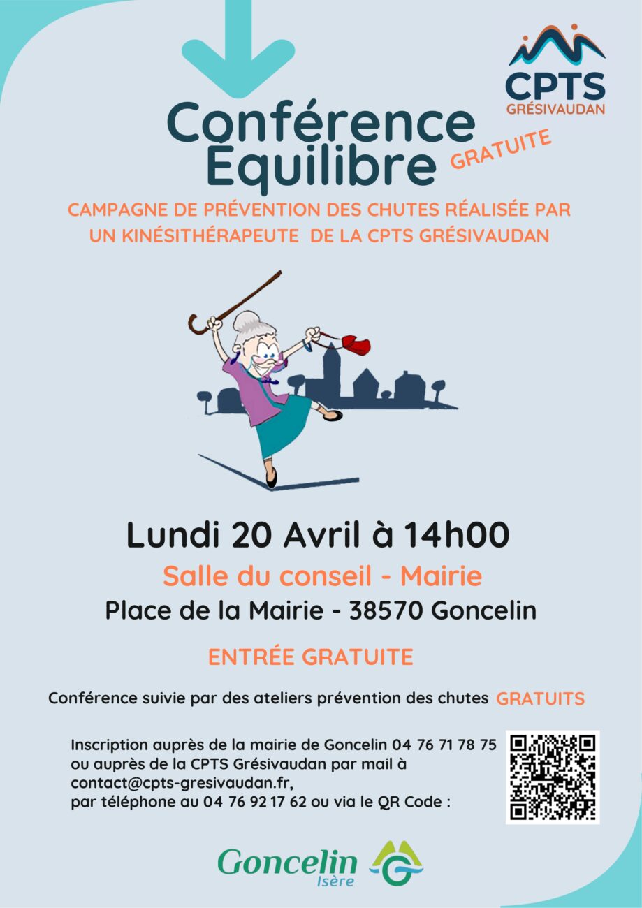 Conférence gratuite : Prévenir les chutes ça s&rsquo;apprend