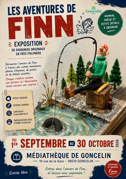 Exposition « Les aventures de Finn » : l&rsquo;art de la miniature à la Médiathèque